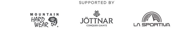 supported by Mountain Hardwear, Jöttnar, La Sportiva