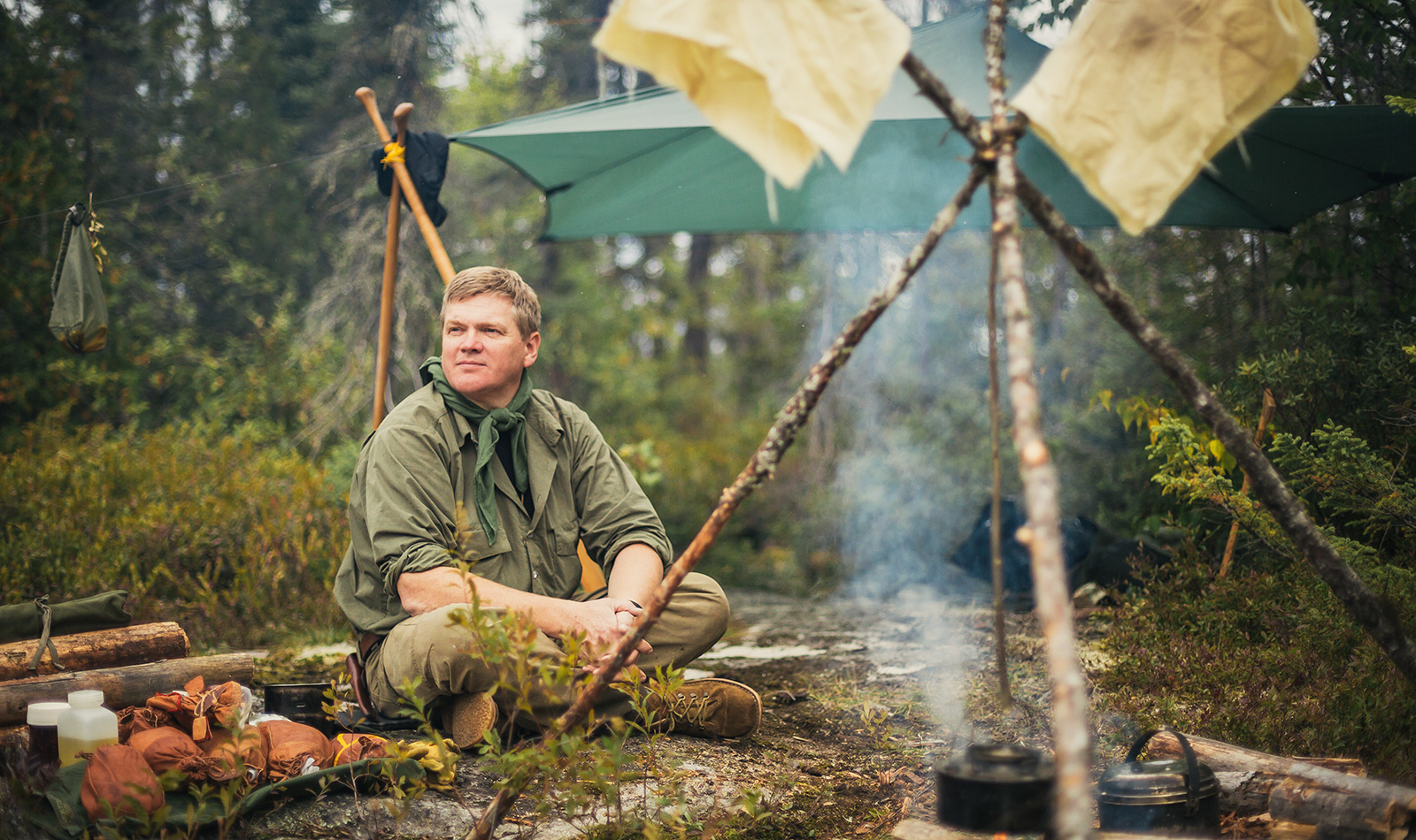 Ray Mears in Wabakimi Provincial Park