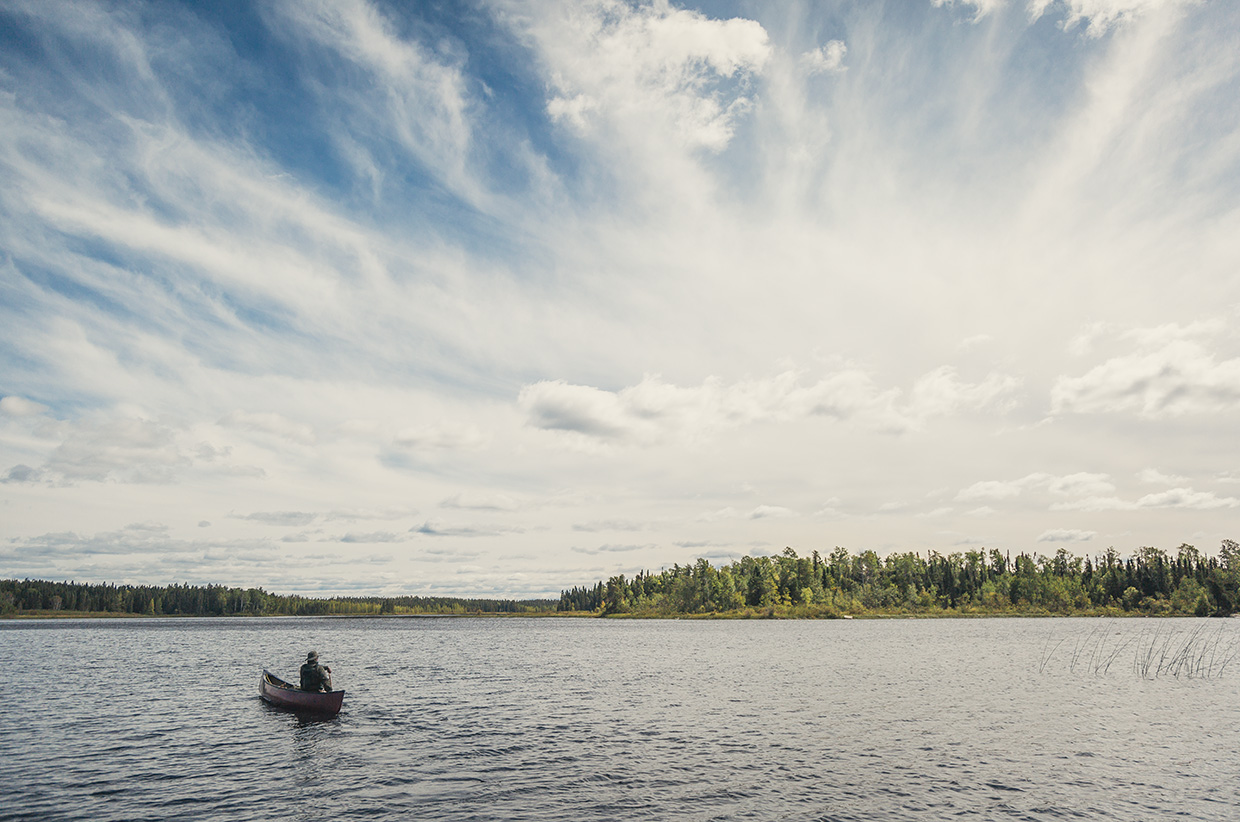 Canoeing in Wabakimi Provincial Park, Ontario