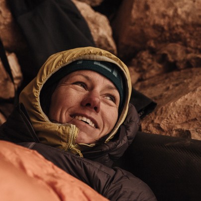 Ines Papert in the High Atlas Mountains - Photo by Franz Walter