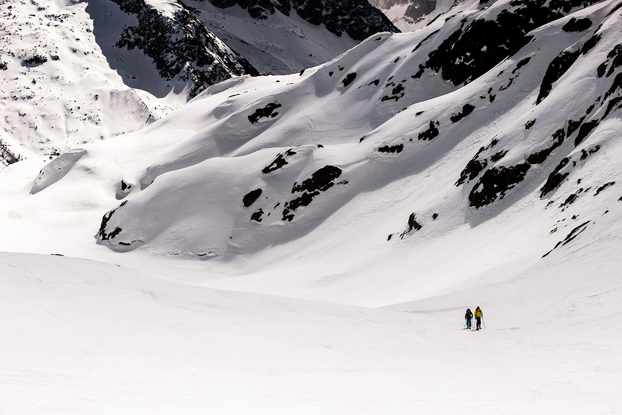 Ski Touring in Chamonix – Challenge Sophe // Photo by Daniel Wildey
