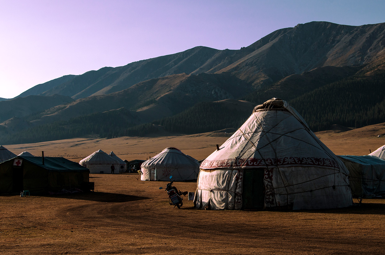 Yurt city – Photo by Will Julian