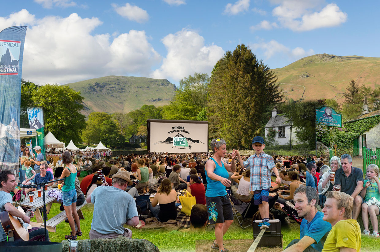 Kendal Mountain Festival Outdoor Cinema Cumbria tour
