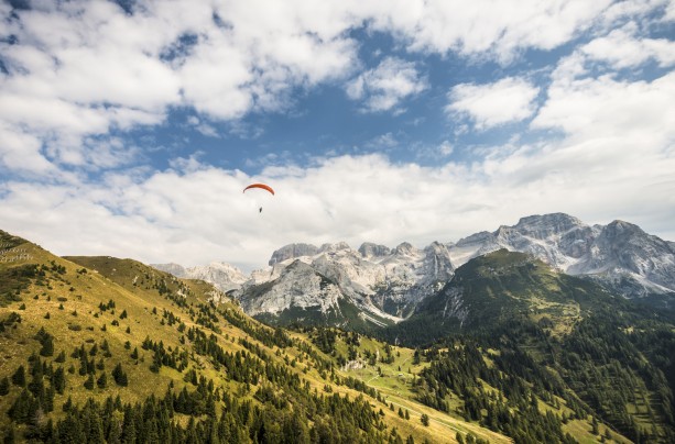 Paragliding The Dolomites