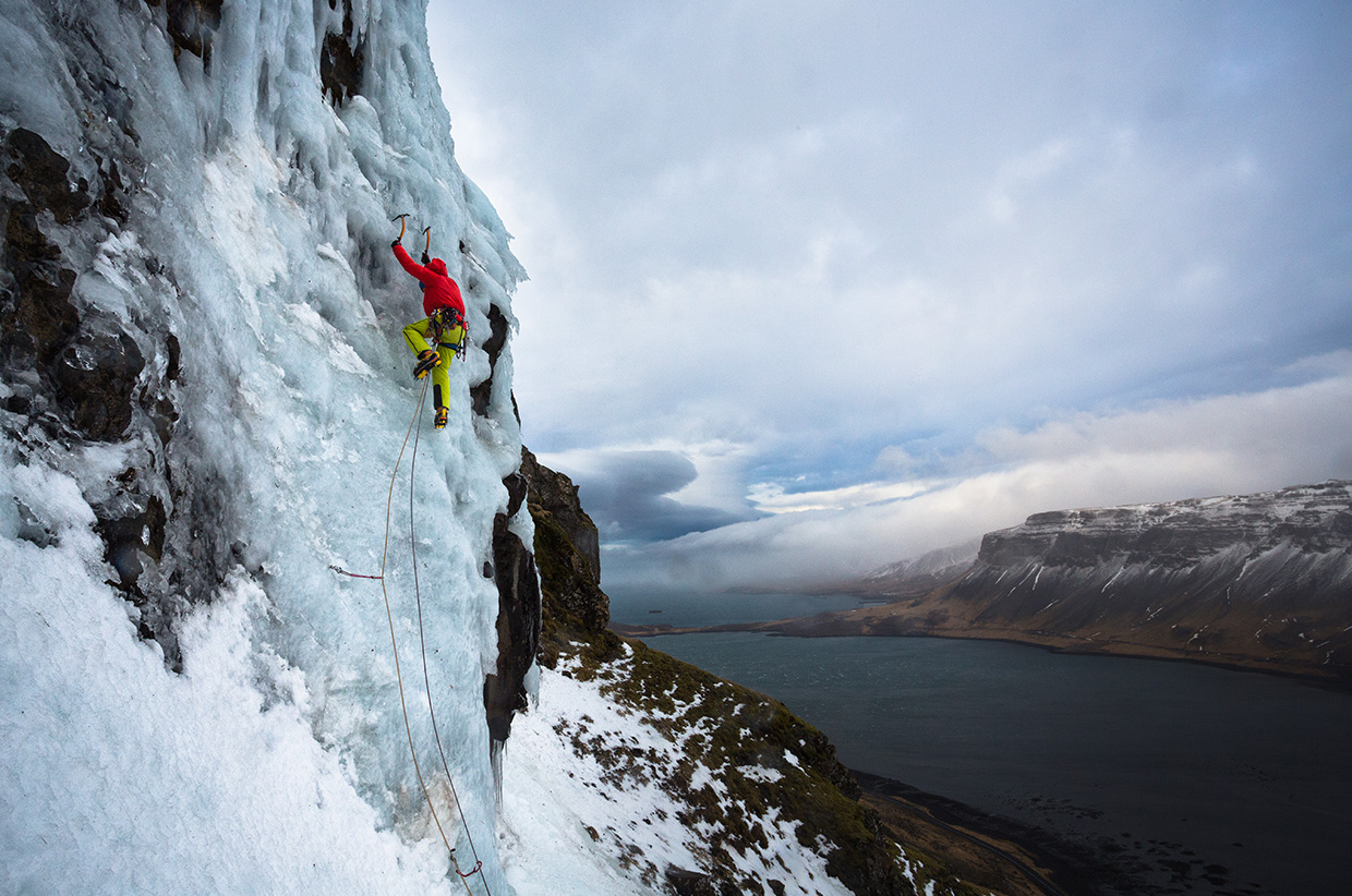 Ice Climbing - Iceland - Photo © Nadir Khan