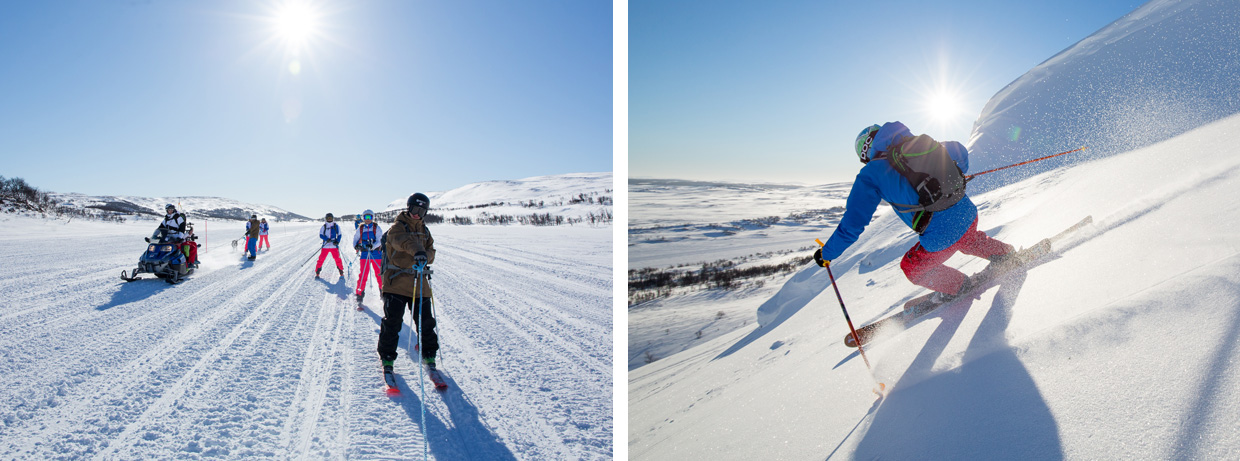 Off Piste Skiing in Jämtland Härjedalen  | Photo by Mark Going